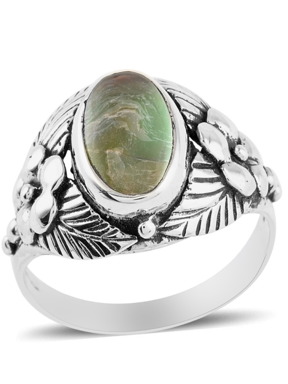 Canadian Ammolite Ring